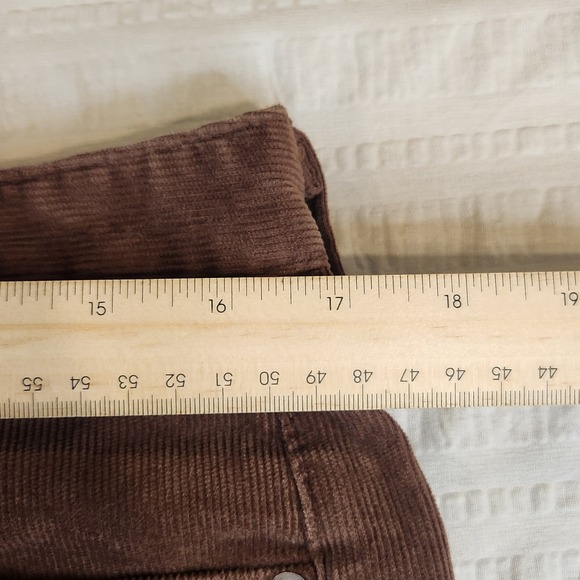 Bonobos Slim Fit Corduroy Pants Mens 31x30 Brown Mahogany 5-Pocket Trousers - Picture 4 of 10